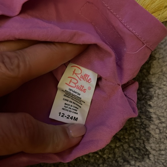 RuffleButts Swimsuit Coverup—12-24 months - Picture 2 of 3